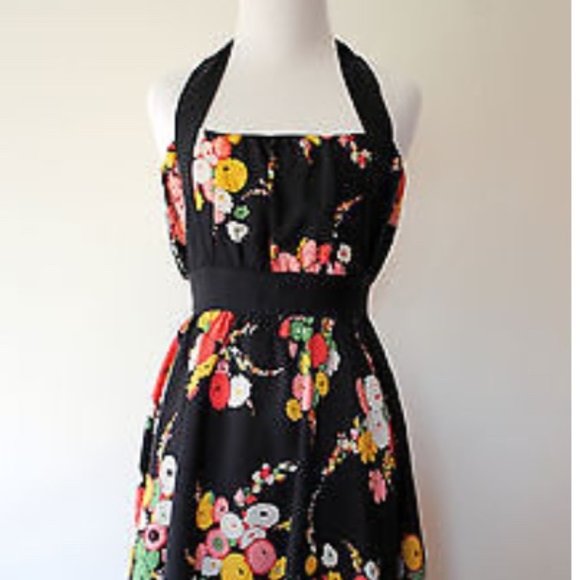 Moulinette Soeurs Anthropologie Halter Dress - Picture 1 of 5